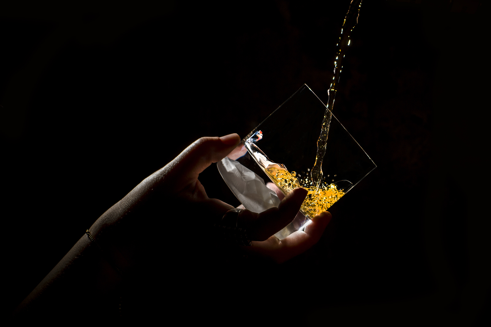 whiskeyglazen fotograferen