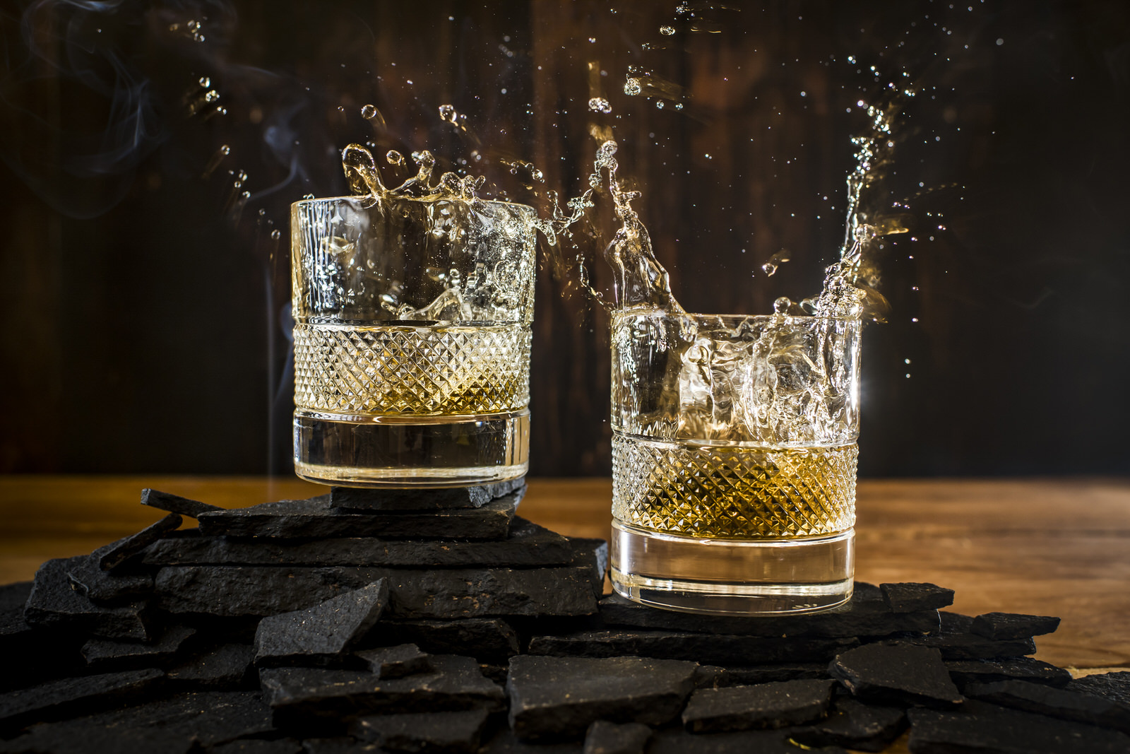 whiskeyglazen fotograferen